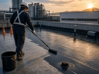防水工程網站設計，屋頂防水膜施工、防水漆塗布與防漏處理